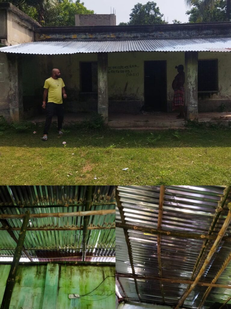 Rebuilding of houses in West Bengal -Dharmansh USA Project