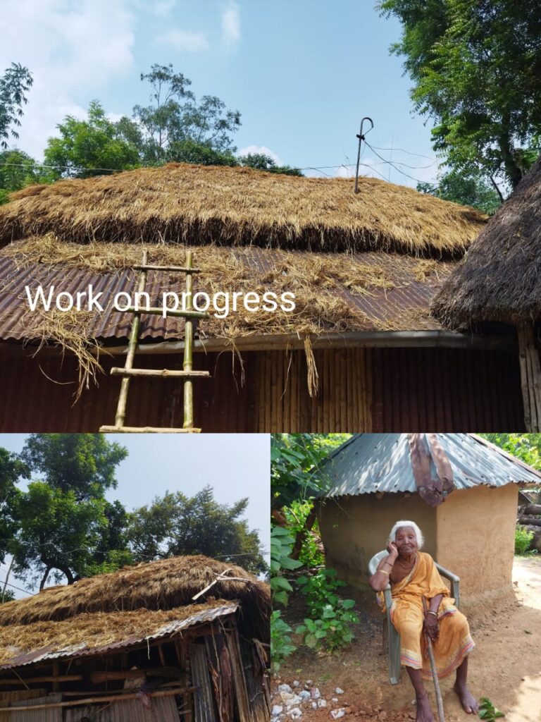 Rebuilding of Hindu houses in West Bengal -Dharmansh USA Project