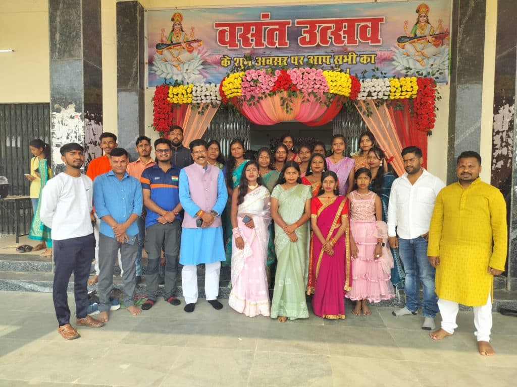 Saraswati Puja in Birsa College - Khunti - 2025-2